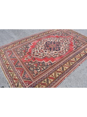 Kayra Export Türk Halısı, Eskitme Halı, Halı, 185 x 304  cm  Kırmızı Halı, Dekoratif Oturma Odası Halı,  10527