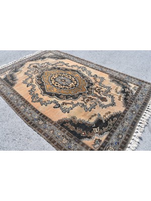 Kayra Export Türk Halısı, Eskitme Halı, Halı, 203 x 298  cm  Kahverengi Halı, Kabilesı Salon Halı,  10529