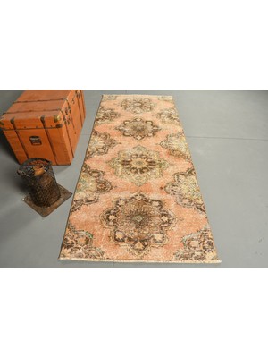 Kayra Export Eskitme Halı, Türk Halısı, Halı, 103 x 249  cm  Turuncu Halı,  Alan Halı,  Banyo Halı,  10768