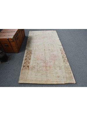 Kayra Export Eskitme Halı, Türk Halısı, Halı, 115 x 227  cm  Kahverengi Halı, Bohemsı Banyo Halı,  11887