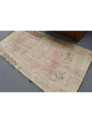 Kayra Export Eskitme Halı, Türk Halısı, Halı, 115 x 227  cm  Kahverengi Halı, Bohemsı Banyo Halı,  11887