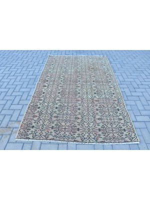 Kayra Export Eskitme Halı, Türk Halısı, Halı, 148 x 299  cm  Kahverengi Halı, Bahçe Büyük Halı, Ofice Salon Halı,  10