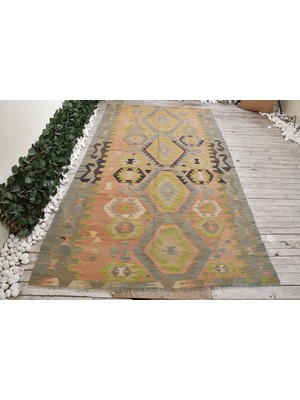 Kayra Export Eskitme Halı, Türk Halısı, Halı, 157 x 300  cm  Kırmızı Halı, Bahçe Salon Halı, Yer Halı,  7393