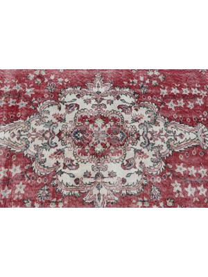 Kayra Export Eskitme Halı, Türk Halısı, Halı, 164 x 278  cm  Kırmızı Halı, Yün Büyük Halı, Anadolusı Oturma Odası Hal