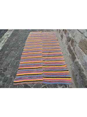 Kayra Export Türk Halısı, Eskitme Halı, Halı, 114 x 250  cm  Pempe Halı,  Banyo Halı, El Dokuma Banyo Halı,  2286