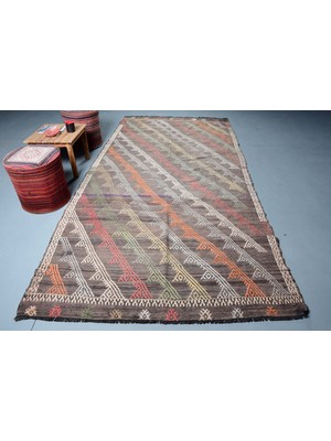 Kayra Export Türk Halısı, Eskitme Halı, Halı, 164 x 341  cm  Gri Halı, Organik Büyük Halı, Dekoratif Yer Halı,  8248