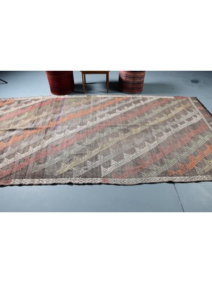 Kayra Export Türk Halısı, Eskitme Halı, Halı, 164 x 341  cm  Gri Halı, Organik Büyük Halı, Dekoratif Yer Halı,  8248