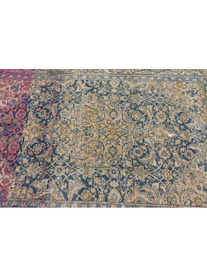 Kayra Export Türk Halısı, Eskitme Halı, Halı, 133 x 194  cm  Mor Halı, Bohemsı Banyo Halı, Organik Banyo Halı,  10542