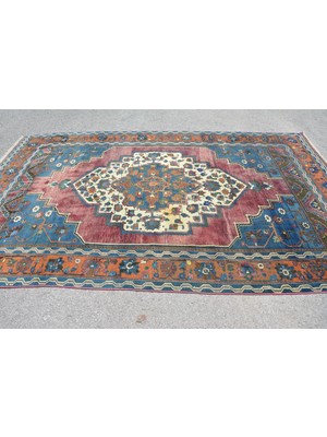 Kayra Export Türk Halısı, Eskitme Halı, Halı, 201 x 318  cm  Turuncu Halı,  Yer Halı, Kabilesı Salon Halı,  10574