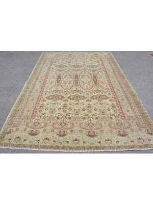 Kayra Export Türk Halısı, Eskitme Halı, Halı, 202 x 289  cm  Bej Halı, Dekoratif Yer Halı, El Dokuma Büyük Halı,  108