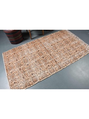 Kayra Export Türk Halısı, Eskitme Halı, Halı, 118 x 210  cm  Kahverengi Halı, Dekoratif Alan Halı,  9228