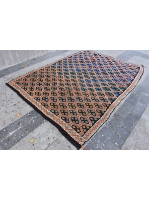 Kayra Export Türk Kilim, Eskitme Kilim, Large Kilim, 176 x 244  cm  Kırmızı Kilim, Yün Kilim, Oturma Odasısı Kilim,