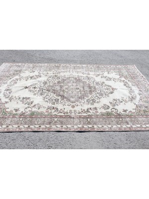 Kayra Export Eskitme Halı, Türk Halısı, Halı, 168 x 293  cm  Kahverengi Halı, El Yapımı Yer Halı,  4274