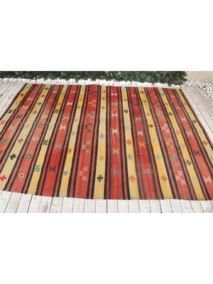 Kayra Export Türk Halısı, Eskitme Halı, Halı, 170 x 240  cm  Kırmızı Halı, Dekoratif Salon Halı,  4247