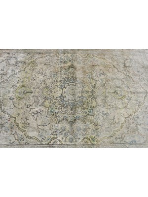 Kayra Export Eskitme Halı, Türk Halısı, Halı, 152 x 210  cm  Yeşil Halı, Bahçe Banyo Halı, Banyo Halı,  10274