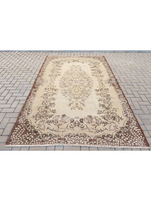 Kayra Export Türk Halısı, Eskitme Halı, Halı, 175 x 299  cm  Bej Halı, Yün Salon Halı, Anadolusı Oturma Odası Halı,