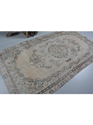 Kayra Export Eskitme Halı, Türk Halısı, Halı, 161 x 283  cm  Bej Halı, El Dokuma Oturma Odası Halı,  11416