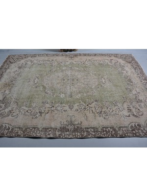 Kayra Export Türk Halısı, Eskitme Halı, Halı, 203 x 294  cm  Kahverengi Halı, Yün Büyük Halı, Bahçe Yer Halı,  11465