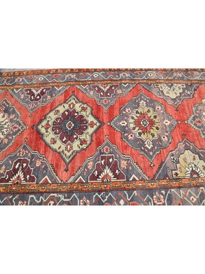 Kayra Export Türk Halısı, Eskitme Halı, Halı, 167 x 348  cm  Kırmızı Halı, El Dokuma Büyük Halı,  4163