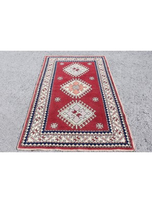 Kayra Export Eskitme Halı, Türk Halısı, Halı, 122 x 190  cm  Kırmızı Halı, Ofice Alan Halı, Bahçe Alan Halı,  3460