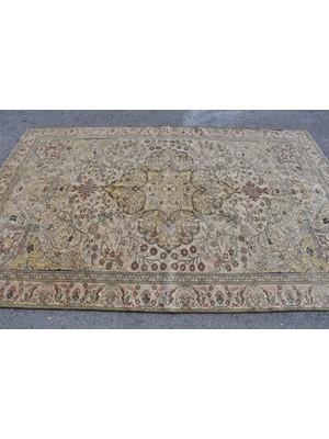 Kayra Export Türk Halısı, Eskitme Halı, Halı, 186 x 289  cm  Sarı Halı, Yün Büyük Halı, Bahçe Oturma Odası Halı,  790