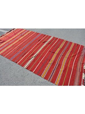 Kayra Export Türk Halısı, Eskitme Halı, Halı, 160 x 304  cm  Kırmızı Halı, Bahçe Salon Halı,  Büyük Halı,  7657