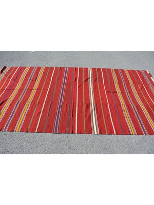 Kayra Export Türk Halısı, Eskitme Halı, Halı, 160 x 304  cm  Kırmızı Halı, Bahçe Salon Halı,  Büyük Halı,  7657