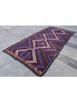 Kayra Export Eskitme Kilim, Türk Kilim, Large Kilim, 165 x 335  cm  Mor Kilim, El Dokuma Kilim, Salonsı Kilim,  1951