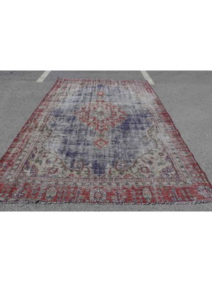 Kayra Export Türk Halısı, Eskitme Halı, Halı, 207 x 320  cm  Kırmızı Halı, Organik Büyük Halı, El Dokuma Büyük Boy Ha