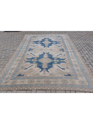 Kayra Export Türk Halısı, Eskitme Halı, Halı, 238 x 342  cm  Beyaz Halı, Bohemsı Büyük Halı, Bahçe Büyük Boy Halı,  6