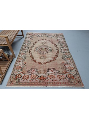 Kayra Export Türk Halısı, Eskitme Halı, Halı, 151 x 236  cm  Kahverengi Halı, El Dokuma Banyo Halı,  9423