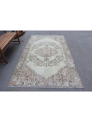 Kayra Export Türk Halısı, Eskitme Halı, Halı, 160 x 266  cm  Yeşil Halı, Dekoratif Yer Halı, Kabilesı Salon Halı,  20
