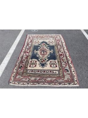 Kayra Export Eskitme Halı, Türk Halısı, Halı, 130 x 194  cm  Kırmızı Halı, Organik Alan Halı, Kabilesı Banyo Halı,  4