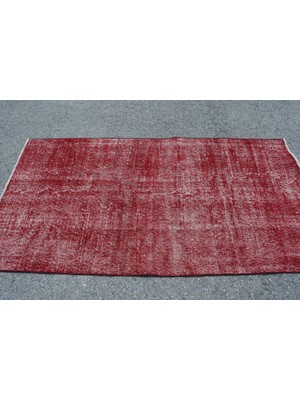 Kayra Export Eskitme Halı, Türk Halısı, Halı, 110 x 208  cm  Kırmızı Halı, Anadolusı Banyo Halı,  4436