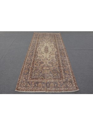 Kayra Export Türk Halısı, Eskitme Halı, Halı, 121 x 272  cm  Kahverengi Halı, Bohemsı Banyo Halı,  12722