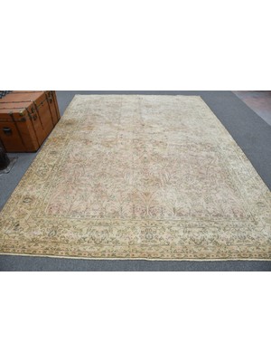 Kayra Export Türk Halısı, Eskitme Halı, Halı, 243 x 335  cm  Kahverengi Halı, Yün Büyük Halı, Büyük Boy Halı,  11729