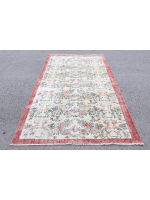 Kayra Export Eskitme Halı, Türk Halısı, Halı, 153 x 255  cm  Bej Halı,  Yer Halı, Kabilesı Büyük Halı,  7621