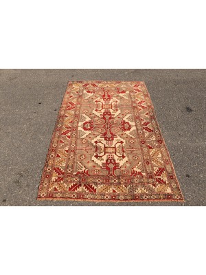 Kayra Export Eskitme Halı, Türk Halısı, Halı, 120 x 192  cm  Kırmızı Halı, Dekoratif Alan Halı, Ofice Alan Halı,  325