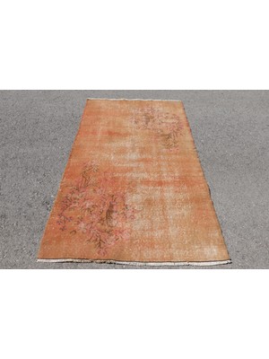Kayra Export Türk Halısı, Eskitme Halı, Halı, 118 x 195  cm  Turuncu Halı,  Alan Halı, El Dokuma Banyo Halı,  7077