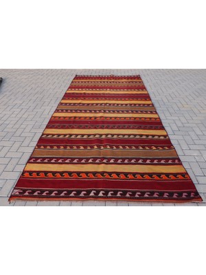 Kayra Export Eskitme Halı, Türk Halısı, Halı, 175 x 365  cm  Kırmızı Halı, Yün Salon Halı, Yer Halı,  7729