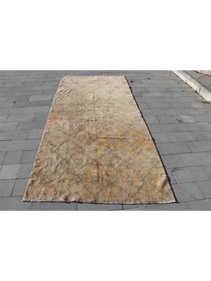 Kayra Export Eskitme Halı, Türk Halısı, Halı, 140 x 292  cm  Kahverengi Halı,  Yer Halı, Bohemsı Yer Halı,  1542