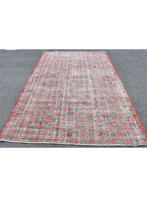 Kayra Export Türk Halısı, Eskitme Halı, Halı, 194 x 288  cm  Kırmızı Halı, El Yapımı Oturma Odası Halı,  9166