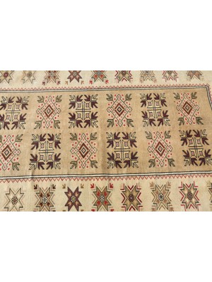 Kayra Export Türk Halısı, Eskitme Halı, Halı, 116 x 194  cm  Bej Halı, Kabilesı Banyo Halı, El Yapımı Banyo Halı,  10