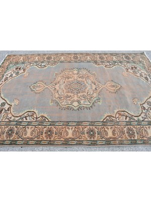 Kayra Export Eskitme Halı, Türk Halısı, Halı, 172 x 261  cm  Kahverengi Halı, Dekoratif Salon Halı,  9115