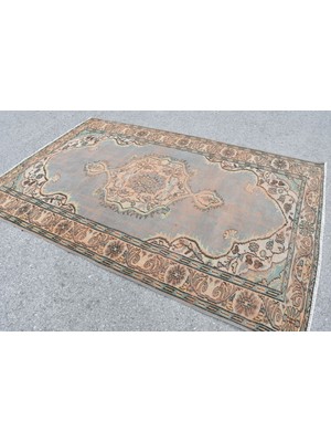 Kayra Export Eskitme Halı, Türk Halısı, Halı, 172 x 261  cm  Kahverengi Halı, Dekoratif Salon Halı,  9115