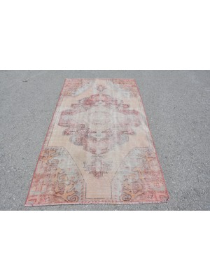 Kayra Export Eskitme Halı, Türk Halısı, Halı, 115 x 215  cm  Kırmızı Halı, Anadolusı Banyo Halı,  6066