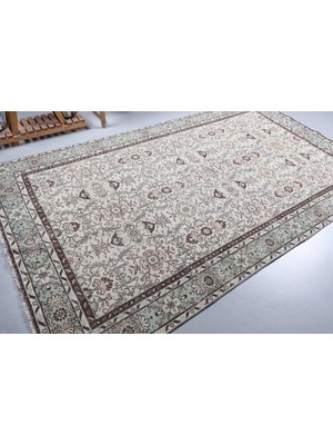 Kayra Export Türk Halısı, Eskitme Halı, Halı, 177 x 300  cm  Bej Halı, Bahçe Büyük Halı, Ofice Salon Halı,  8951