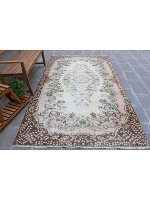 Kayra Export Türk Halısı, Eskitme Halı, Halı, 166 x 285  cm  Kahverengi Halı, El Yapımı Salon Halı,  2744