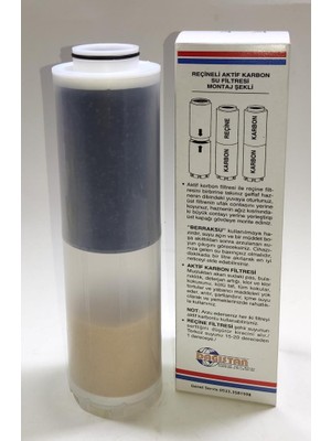 abnturk Tekli Berraksu Filtresi Reçine+Karbon Tek Tüpte Her Berrak Su Modeline Uyan Su Arıtma Cihaz Filtresi