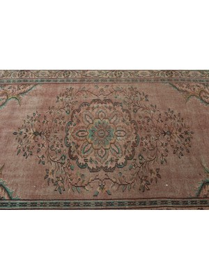 Kayra Export Eskitme Halı, Türk Halısı, Halı, 146 x 273  cm  Kahverengi Halı, Dekoratif Büyük Halı,  11428